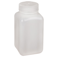 Bouteilles peu encombrantes &agrave; prise facile, Carr&eacute;e, 16 oz, Plastique Superchem Industries