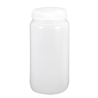 Bouteilles &agrave; large ouverture, Ronde, 1 gal., Plastique Superchem Industries