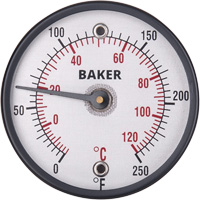 Surface Thermometers, Contact, Analogue, 0-250°F (-20-120°C) Superchem Industries
