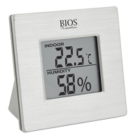 Indoor Thermometers for Humidity & Temperature, Contact, Digital, -58-158°F (-50-70°C) Superchem Industries