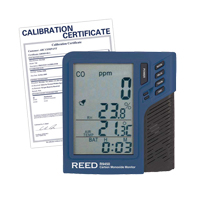 Carbon Monoxide Monitor with Temperature & Humidity (includes ISO Certificate) Superchem Industries