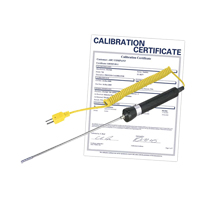 Air/Gas Thermocouple Probe (includes ISO Certificate), 900 °C (1652°F) Max. Temp. Superchem Industries
