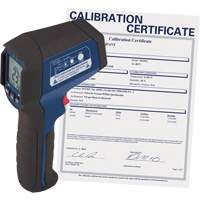 Infrared Thermometer with ISO Certificate, -31°- 1202° F ( -35° - 650° C ), 12:1, Adjustable Emmissivity Superchem Industries