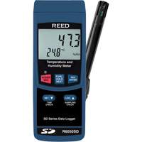 Data Logging Thermo-Hygrometer, 5% - 95% RH, 32° - 122° F ( 0° - 50°C ) Superchem Industries