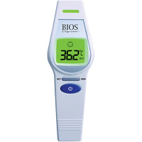Non-Contact Forehead Thermometer, 0°C - 100.0°C (32.0°F - 212.0°F), Fixed Emmissivity Superchem Industries