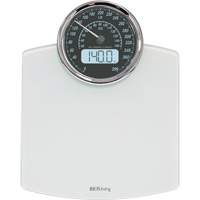 Digital Analog Scale, 396 lbs. Cap., 100 g / 0.2 lbs. Graduations Superchem Industries