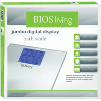 Jumbo Digital Display Scale, 550 lbs. Cap., 0.2 lbs. / 0.1 kg Graduations Superchem Industries