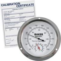 Dial Thermo-Hygrometer with ISO Certificate, 0% - 100% RH, 30 - 250°F (0 - 120°C) Superchem Industries
