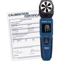 An&eacute;mom&egrave;tre &agrave; h&eacute;lices Bluetooth Smart avec certificat ISO, Enregistrement des donn&eacute;es, Gamme de v&eacute;locit&eacute; d'air de 0,6 - 25 m/sec/118 - 4921 pi/min/2,1 - 90 km/h/1,3 - 55,9 mi/h Superchem Industries