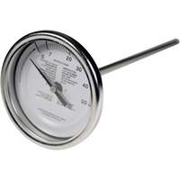 5" Maple Syrup Stem Thermometer, Contact, Analogue Superchem Industries