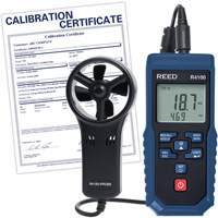 R4100 Vane Thermo-Anemometer with Air Volume with Calibration Certificate, Data Logging, 0.4 - 30 m/sec Air Velocity Range Superchem Industries