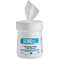 Cleaners & Disinfectants - Genie Plus Chair Cleaner, 7" x 6", 160 Count Superchem Industries