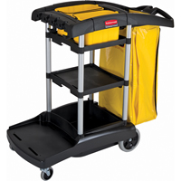 High Capacity Cleaning Carts With Bins Superchem Industries