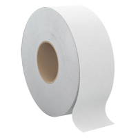 Pro Select Toilet Paper, Jumbo Roll, 2 Ply, 1000' Length, White Superchem Industries