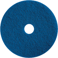 Floor Maintenance Pads, 15", Cleaning/Scrubbing, Blue Superchem Industries