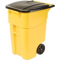 Contenant roulant BRUTE, Bord de rue, Plastique, 50 gal. US Superchem Industries