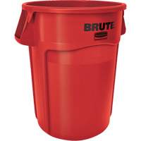 Contenants ronds Brute, Poly&eacute;thyl&egrave;ne, 32 gal. US Superchem Industries
