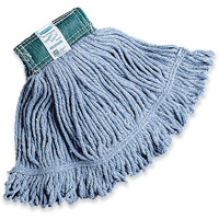 Super Stitch Wet Mop, Floor Finishing, Cotton/Yarn, 15.7 oz., Loop Style Superchem Industries