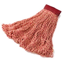 Super Stitch Wet Mop, Floor Finishing, Cotton/Yarn, 21 oz., Loop Style Superchem Industries
