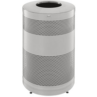 Classics Open Top Decorative Waste Bin, Stainless Steel, 51 US gal. Capacity Superchem Industries
