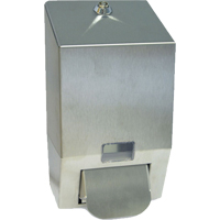 Stainless Steel Soap Dispenser, Push, 1000 ml Capacity, Cartridge Refill Format Superchem Industries