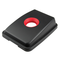 Waste Classification - Lid, Open Lid, Plastic, Fits Container Size: 17-1/4" x 12-1/2" Superchem Industries