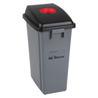 Recycling & Garbage Bin with Classification Lid, Plastic, 16 US gal. Superchem Industries