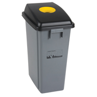 Recycling & Garbage Bin with Classification Lid, Plastic, 16 US gal. Superchem Industries