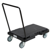 Trolley, 31-3/4" L x 20-1/2" W, 500 lbs. Cap., Rubber Wheels Superchem Industries