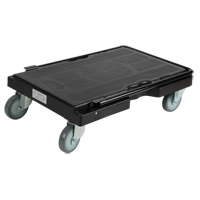 Trolley, 31-3/4" L x 20-1/2" W, 500 lbs. Cap., Rubber Wheels Superchem Industries
