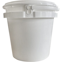 Seau avec couvercle, Plastique, 2,3 gal. Superchem Industries