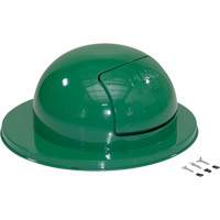 Drum Waste Disposal Top, Dome Lid, Metal, Fits Container Size: 23-1/2" Dia. Superchem Industries