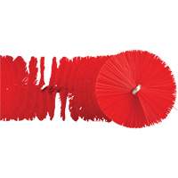 Brosse recourb&eacute;e, Soies Moyen/Ferme, Longueur de 15-1/2", Rouge Superchem Industries