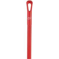 Ultra Hygiene Handle, Broom/Scraper/Squeegee, Red, Ergonomic, 59" L Superchem Industries