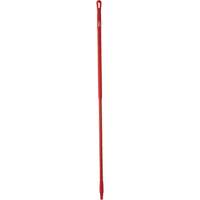 Handle, Broom/Scraper/Squeegee, Red, Ergonomic, 59" L Superchem Industries