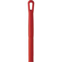 Handle, Broom/Scraper/Squeegee, Red, Ergonomic, 59" L Superchem Industries