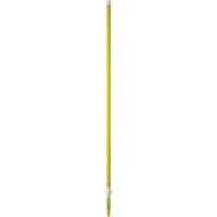Manche de brosse pour plateforme, Brosse/Support &agrave; tampon, Jaune, T&eacute;lescopique, 62"-113" lo Superchem Industries