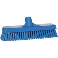 Brosse &agrave; r&eacute;curer pour planchers et murs, Crins Ferme, 12", Polyester, Bleu Superchem Industries
