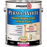 Perma-White&reg; Mold & Mildew-Proof Interior Paint, 3.78 L, Gallon, White Superchem Industries