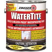 Watertite&reg; Mold & Mildew-Proof Waterproofing Paint, White, Eggshell, 3.78 L, Gallon Superchem Industries