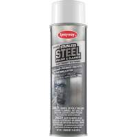 Stainless Steel Polish & Cleaner, 20 oz., Aerosol Can Superchem Industries