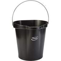 Food Hygiene Bucket, Black, 3 US gal. Superchem Industries