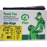 Full Circle Super Industrial Garbage Bags, Biodegradable, X-Strong, 48" L x 42" W, 1.5 mils Thick Superchem Industries