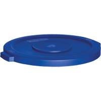 Couvercle pour contenant &agrave; d&eacute;chets, Couvercle plat, Plastique, Convient aux contenants 22" dia. Superchem Industries