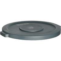Waste Container Lid, Flat Lid, Plastic, Fits Container Size: 22" Dia. Superchem Industries