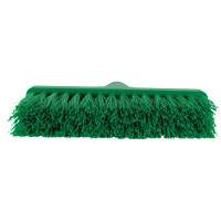 ColorCore Angle Head Broom, Medium Bristles, 10", Polypropylene, Green Superchem Industries