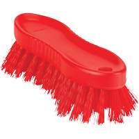 Brosse &agrave; main ColorCore, Soies Ferme, Longueur de 6", Rouge Superchem Industries