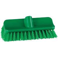Brosse &agrave; angle double ColorCore pour surfaces hautes et basses, Soies Ferme, Longueur de 10", Vert Superchem Industries