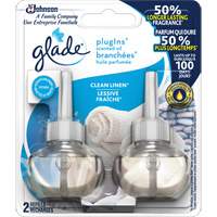 Glade&reg; PlugIns&reg; Scented Oil Refills, Clean Linen&reg;, Cartridge Superchem Industries