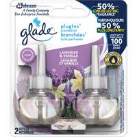 Glade&reg; PlugIns&reg; Scented Oil Refills, Lavender & Vanilla, Cartridge Superchem Industries
